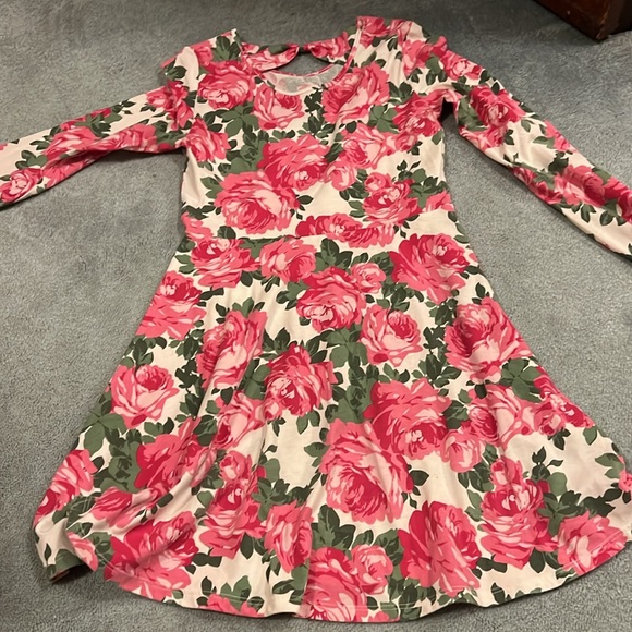 Girls Floral Dress - Picture 3 of 5